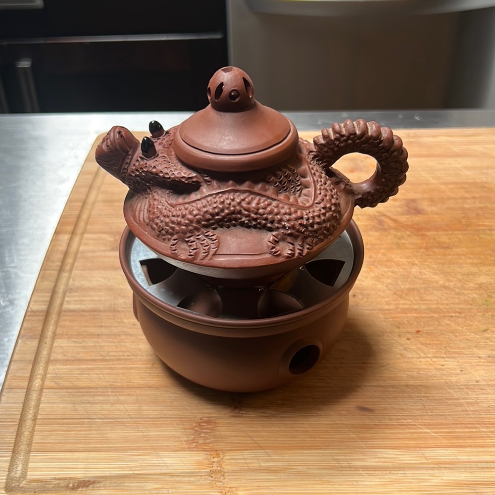 Dragon Tea Pot w Warmer